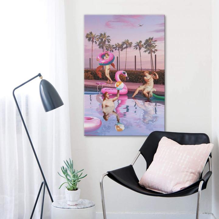 Immagine prodotto Trenddeko Festa in piscina (70 x 100 cm)