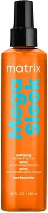 Actual product image Matrix Total Results Mega Sleek Iron Smoother Leave-In Anti-Frizz Conditioner Spray 250ml (250 ml)