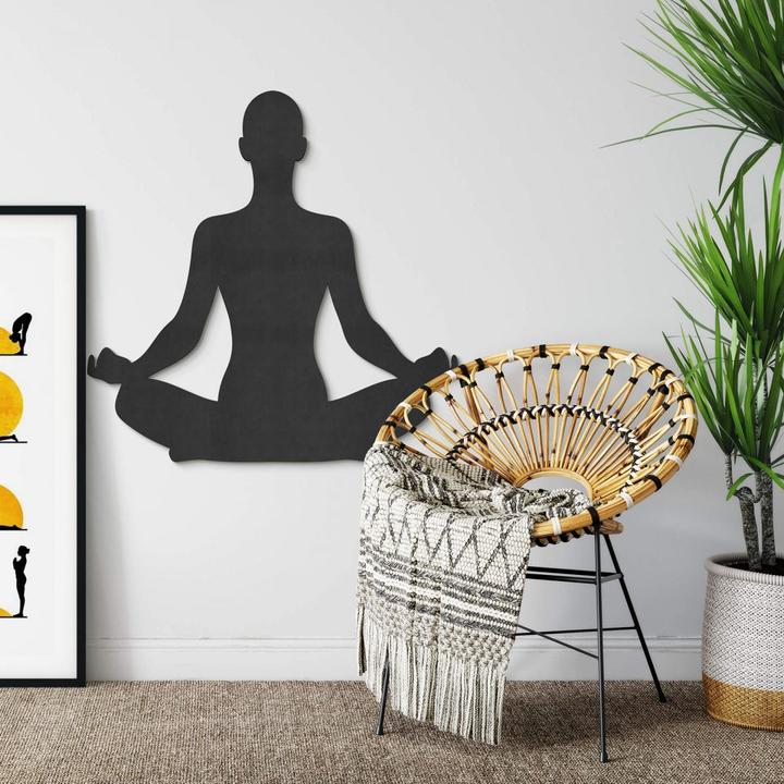 Produktbild Trenddeko Yoga Pose sitzend 01