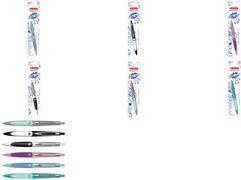 Produktbild Herlitz Kugelschreiber my.pen Schwarz Weiss Silber (Weiss, Schwarz, 1 x)