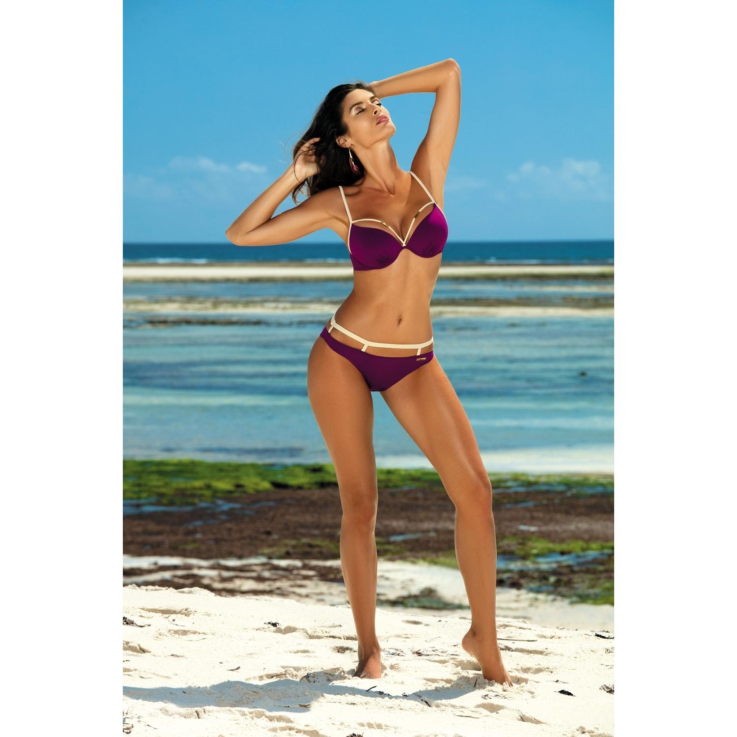 Markko, Damen, Bikini, Zweiteiler Bikini model 80188, Violett, (M)