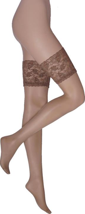 Image du produit Levee Satin Sheers Bas jarretières, couleur 220 kaschmir, taille 38-40 (20 DEN, 38 - 40)
