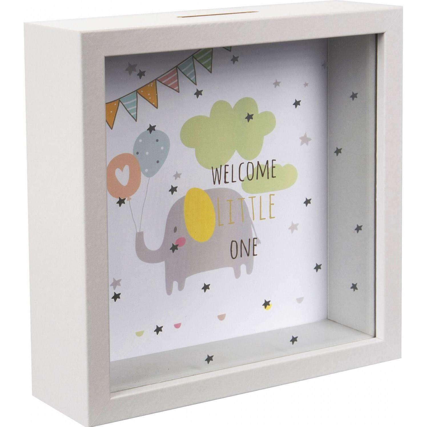 Goldbuch, Spardose, Welcome Little One (18 x 18 x 5 cm)