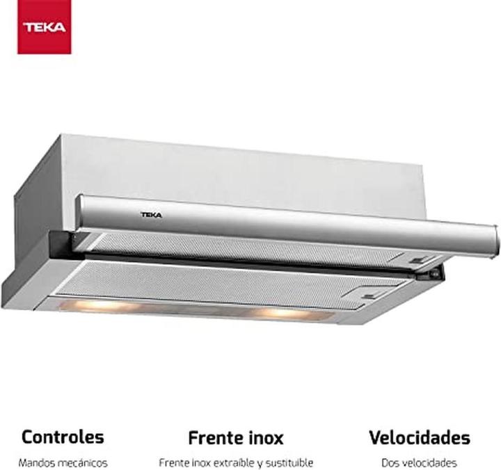 Actual product image Teka TL 6310 Underbuilt stainless steel ³/h E (Substructure hood)