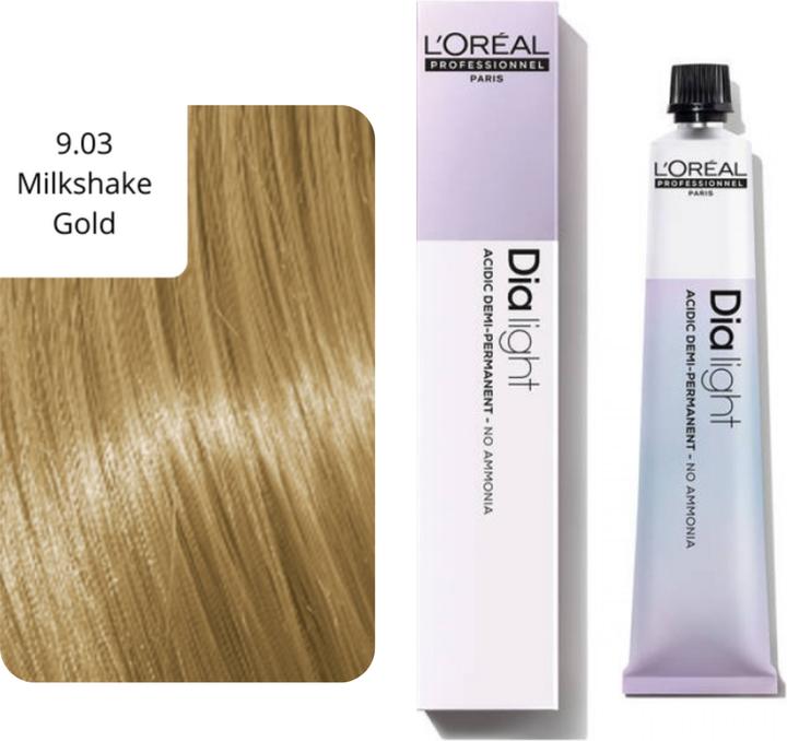 Produktbild L'Oréal Professionnel Dia Light (9.03 Milkshake Gold)