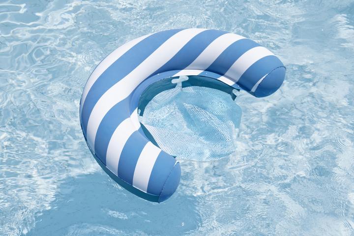 Actual product image Bestway Comfort Plush Floating Noodle Pool Chair Lounge