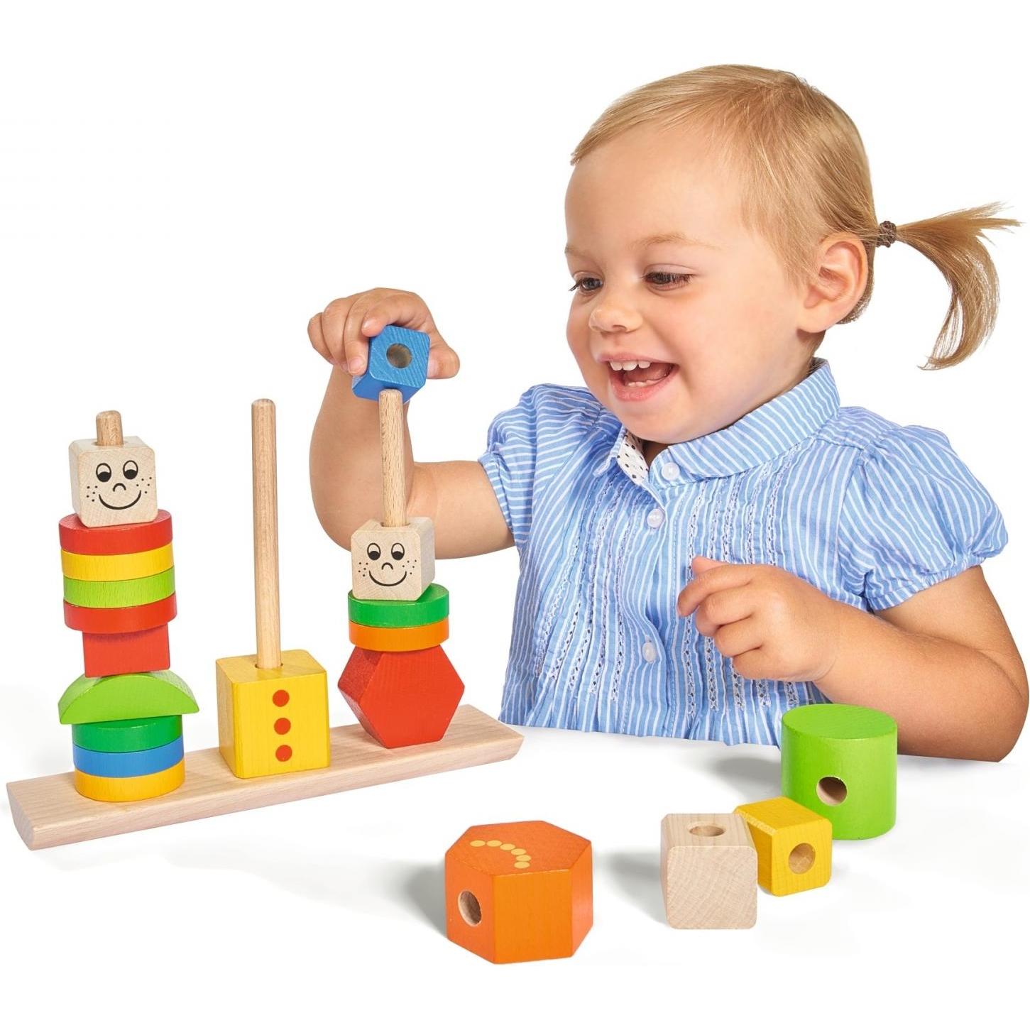 Thumbnail - Eichhorn Figuren Steck Puzzle (20 Teile)
