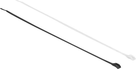 Actual product image Delock Cable tie with flat head L 150 x W 3.6 mm 100 pieces (Plastic cable ties, 150 mm, 100 pcs.)
