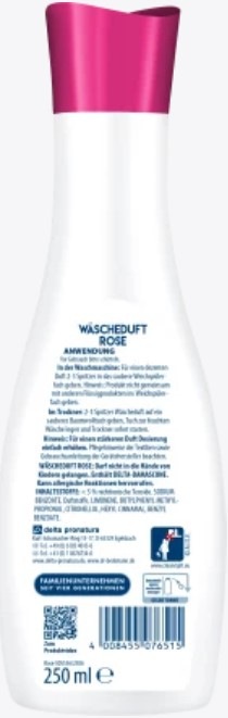 Produktbild Dr. Beckmann Dr.Beckmann Wäscheduft "Rose", 250ml