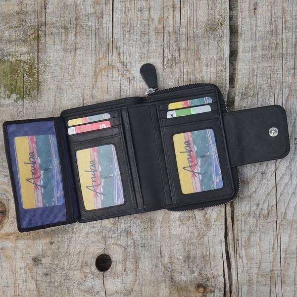Actual product image Jack kinsky Aruba 511 leather wallet 14 cm