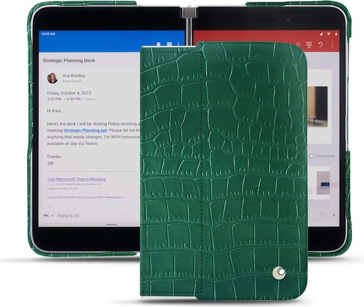 Produktbild Noreve Lederschutzhülle (Microsoft Surface Duo)