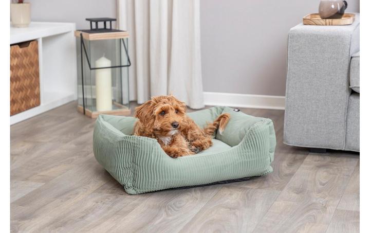 Actual product image Trixie Marley Dog Bed, 80 × 60 cm, Sage (Dog)