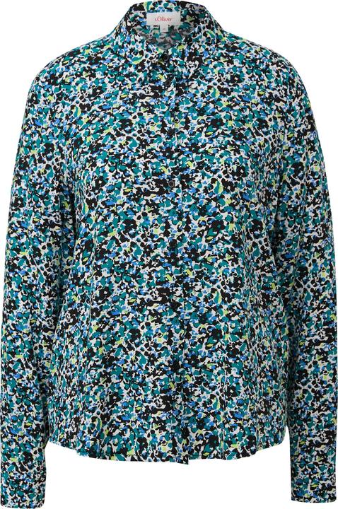 S.Oliver Bluse Gemusterte Bluse aus Viskose (40)