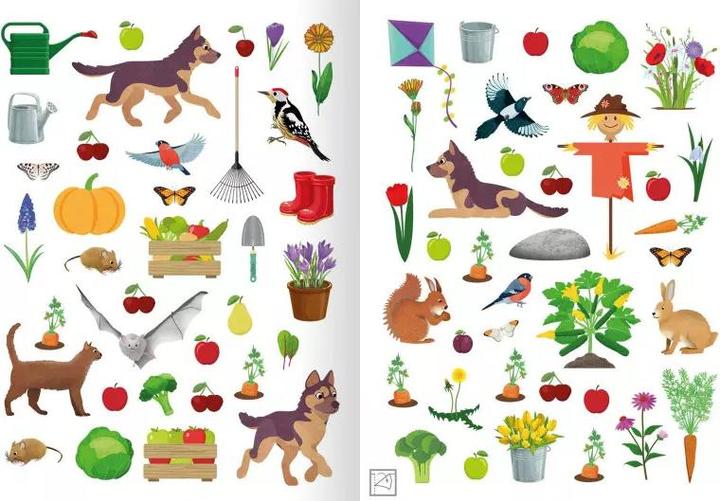 Produktbild Erstes Stickern – Im Garten (Deutsch, Timo Schumacher, 2022)