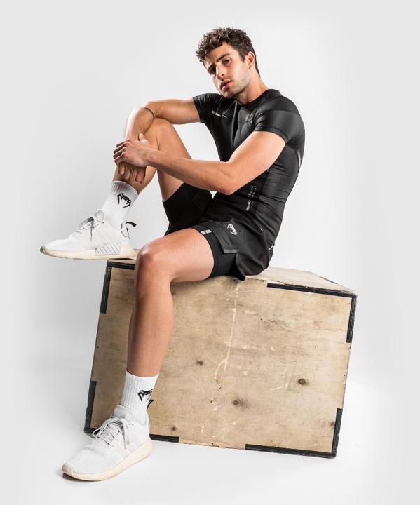 Produktbild Venum tempest 2.0 Rashguard Short Sleeves â€“ Black/Grey - L (L)