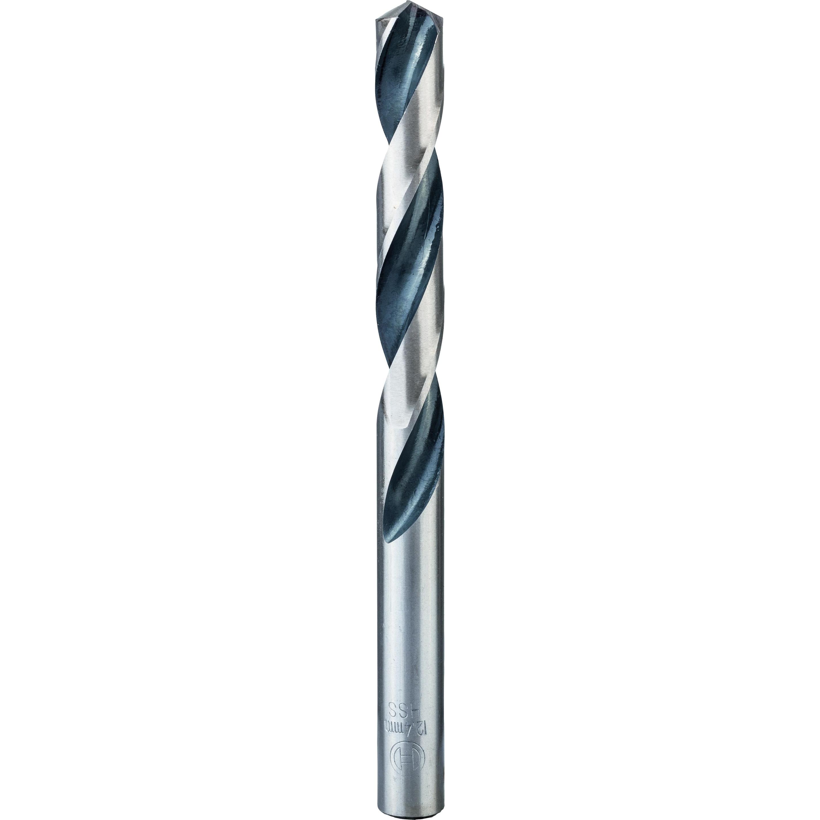 Bosch Professional Zubehör, Bohrereinsatz, Metallspiralbohrer HSS PointTeQ, DIN 338, 12,4 mm, 5er-Pack (12.4 mm)