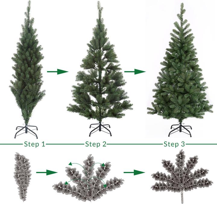 Actual product image Casaria Christmas tree (140 cm)