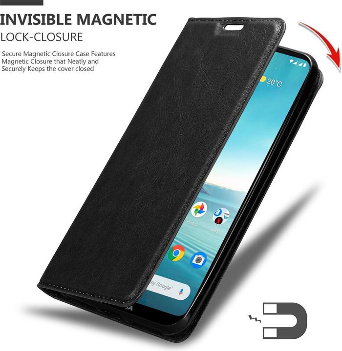 Productafbeelding Cadorabo Boek Onzichtbare Magneethoes (Nokia 3.4)