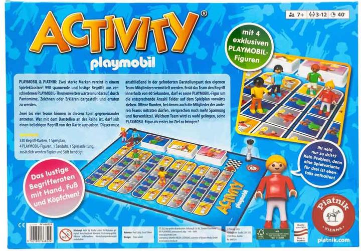 Actual product image Piatnik Activity Playmobil (German)