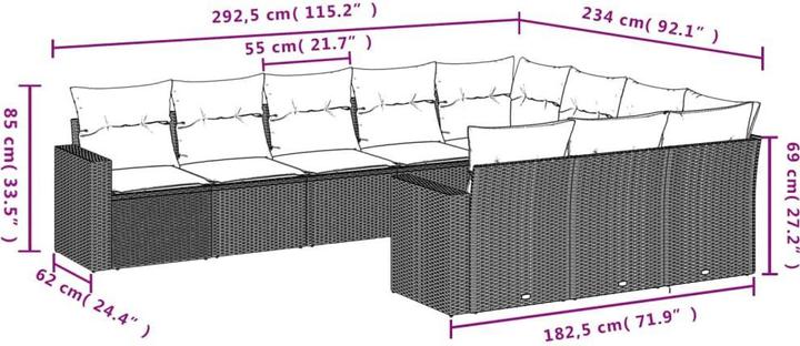 Produktbild vidaXL Jenna
