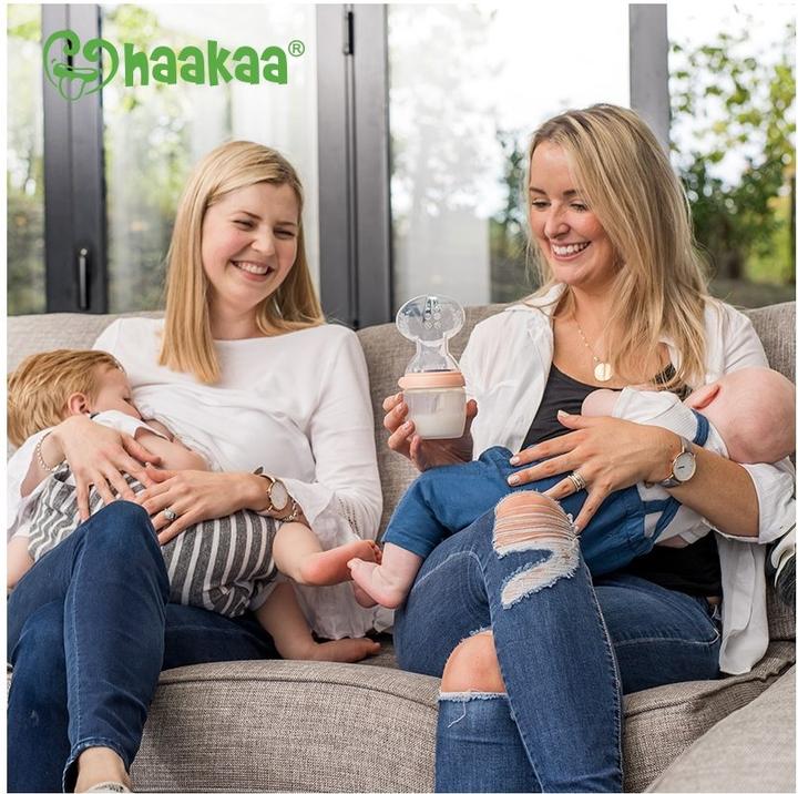 Produktbild Haakaa Generation 3 Milchpumpe + Baby Flasche Top Set 160ml - Grau