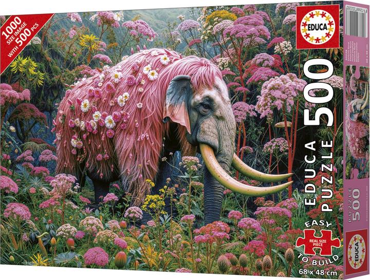 Immagine prodotto Educa Puzzle Blumen-Elefant 500 dls (500 pezzi)
