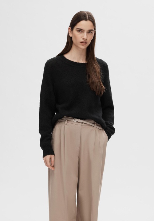 Image du produit Selected Femme Pull en laine à col ras du cou (XXL)