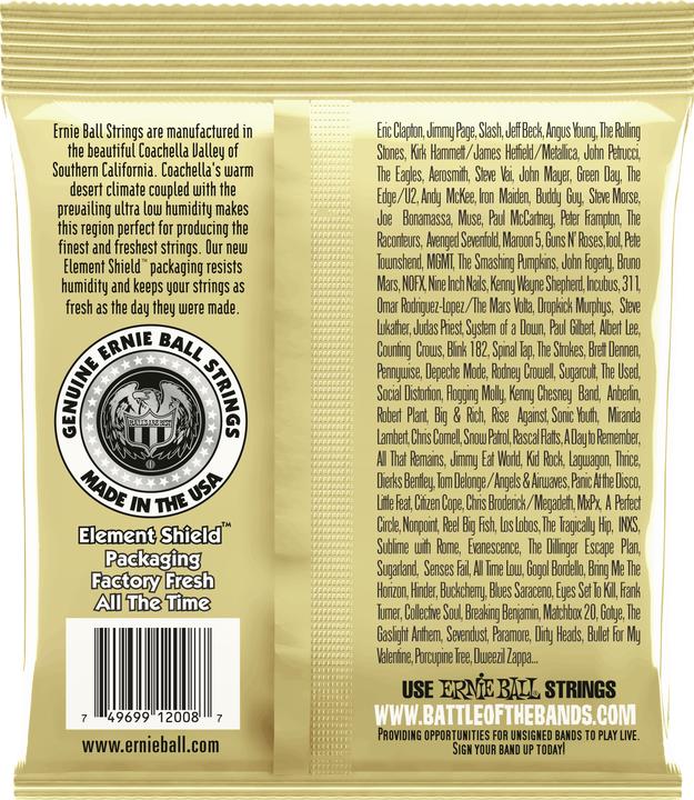 Produktbild Ernie Ball Earthwood Rock and Blues (6 x, Gitarre, 0.05")