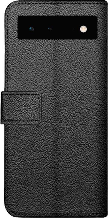 Actual product image Just in Case Pu Leather Book Case Black Google Pixel 6a (Google Pixel 6a)