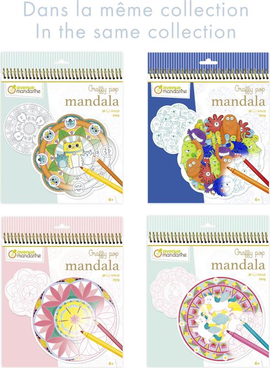 Produktbild My Mandarine Graffy Mandala, Katzen