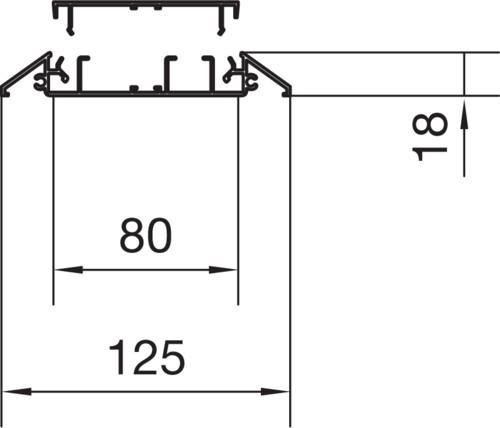 Produktbild Hager Akaeln (Kabelkanal, 200 cm)