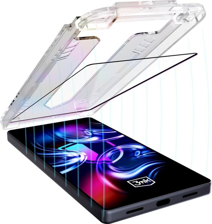 Produktbild 3MK Szkło hartowane HardGlass Max z aplikatorem do Samsung Galaxy A56 (1 Stk., Samsung Galaxy A56)