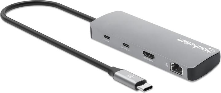 Immagine prodotto Manhattan USB-C PD auf HDMI 9-in-1 4K Dockingstation / Multiport Hub (USB-C, 9 porte)