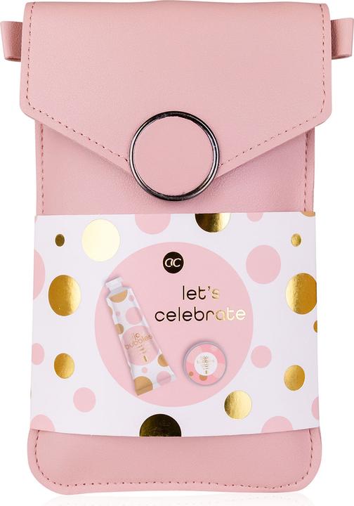 Accentra Pflegeset LET'S CELEBRATE in Handytasche, inkl. 60ml Hand- & Nagelcreme, 10g Lippenbalsam, Duft: Tea