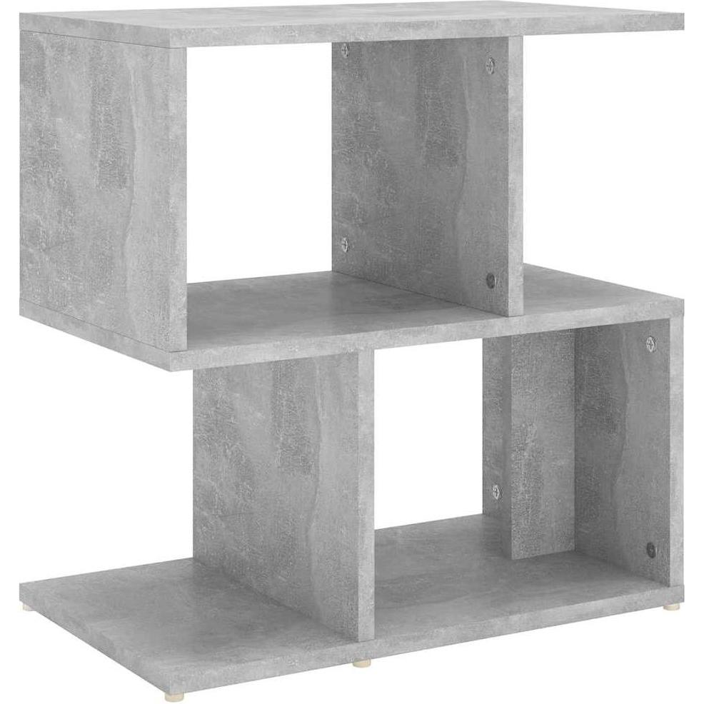 Vidaxl Grau Nachttisch, Nachttisch (30 X 30 X 51.50 Cm)