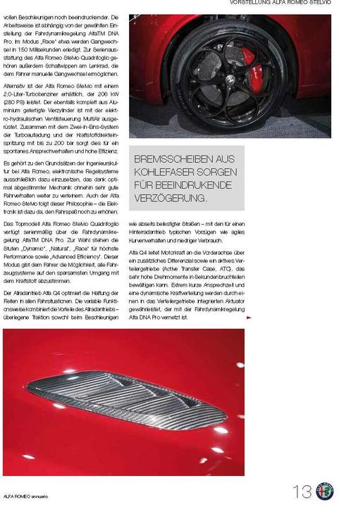 Produktbild Alfa Romeo Annuario (Deutsch, 2017)