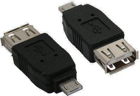 Produktbild InLine Micro-USB Adapter Micro-A Stecker an USB-A Buchse (USB 2.0, USB-A, 50 cm)
