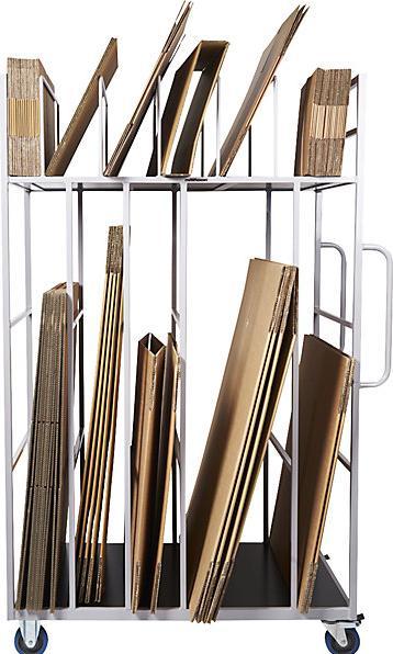 Immagine prodotto Matador Carrello per cartoni, mobile, per cartoni piegati, 4 rotelle pivottanti, di cui (150 kg)