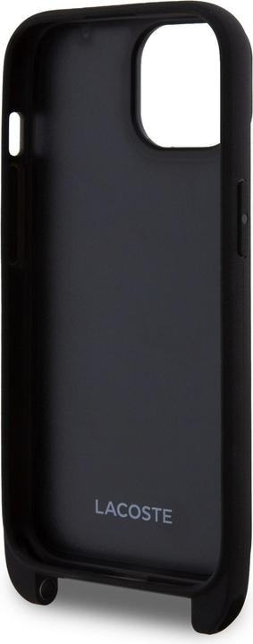 Produktbild Lacoste LCHCP15SSPVCK iPhone 15 / 14 / 13 6.1" czarny/black hardcase Iconic Petit Pique Crossbody (Apple iPhone 15)