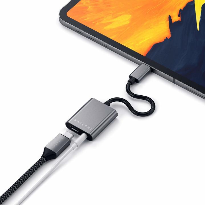 Produktbild Satechi USB-C Audio Adapter mit 3.5mm- und USB-C Ladeport (USB-C)
