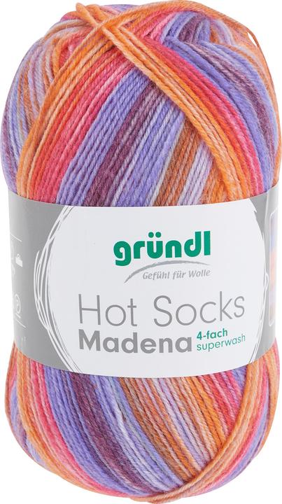 Gründl Hot Socks "Madena", 4-fädig, 100g, ca. 420m (420 m)