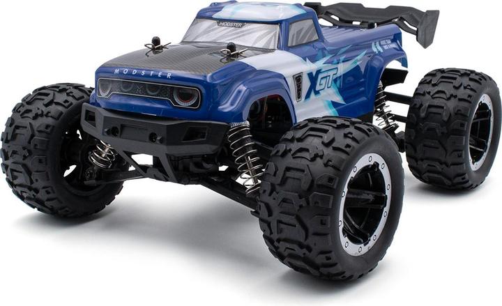Immagine prodotto Modster XGT Electric Brushed Monster Truck 4WD 1:16 RTR blu (RTR pronto all'uso)