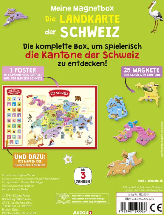 Actual product image Meine Magnet-Box: Die Landkarte der Schweiz