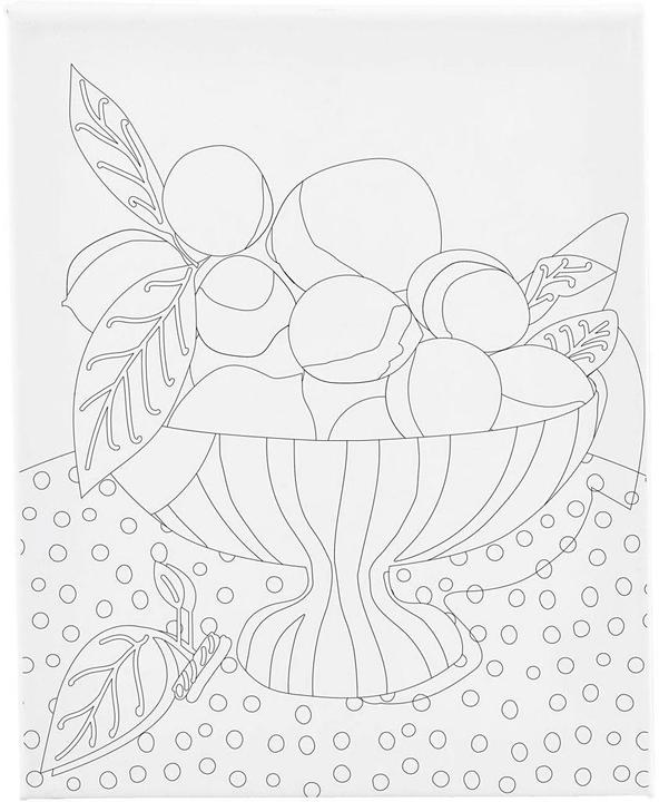 Creativ Company Keilrahmen Obstschale 24 x 30 cm, Format: 24 (24 x 30 cm)