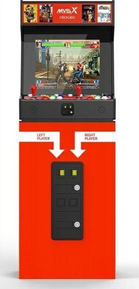 Actual product image Just for Games Base for SNK NEOGEO MVSX arcade terminal