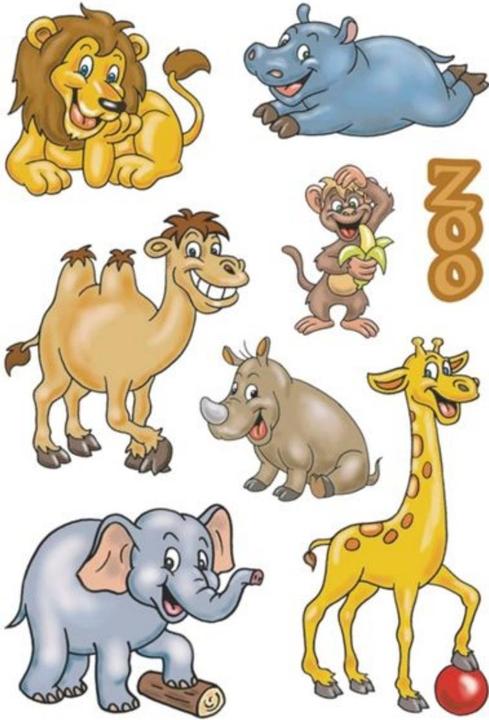 Produktbild HERMA Sticker Zoo (24 Sticker)