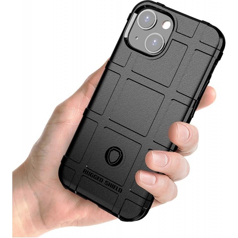 Thumbnail - Screenguard Apple iPhone 13 Rugged Shield Hülle (Apple iPhone 13), Smartphone Hülle, Schwarz