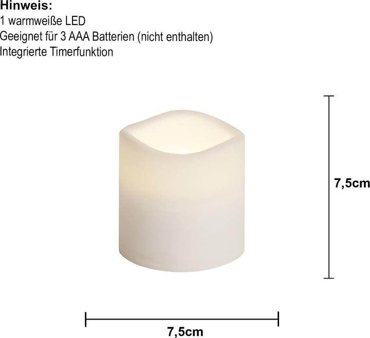 Produktbild Star Trading LED Pillar Kerze Paul (1x)