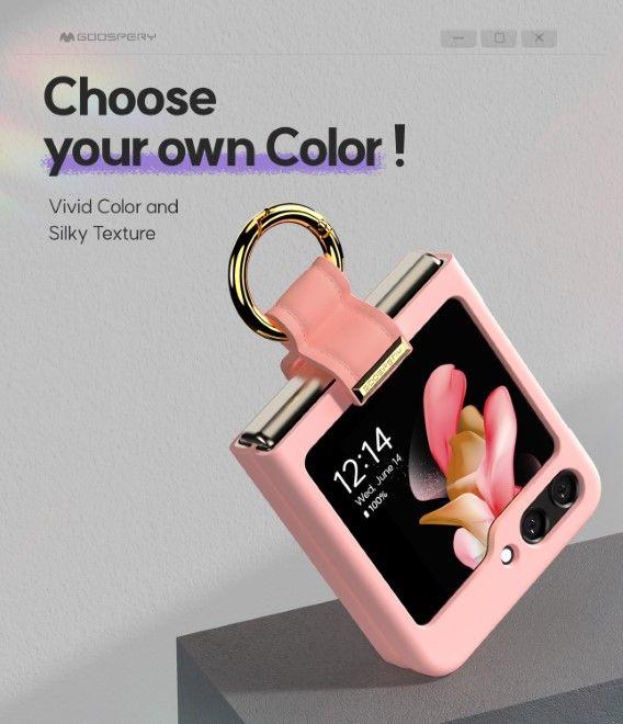 Actual product image Goospery Gold Ring Case Series Cover (Samsung Galaxy Z Flip6, Samsung Galaxy Z Flip7 FE)