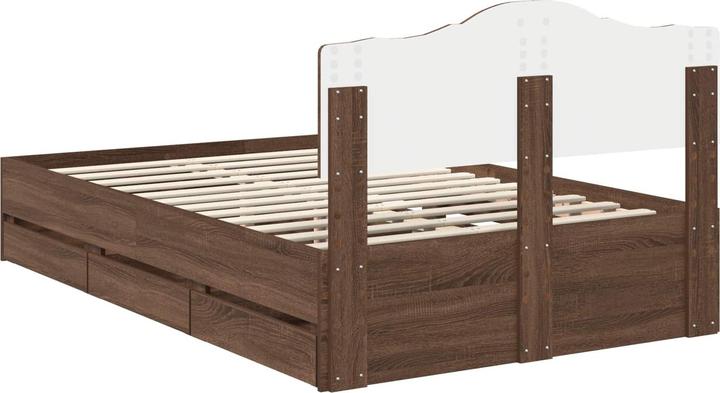 Produktbild vidaXL Modernes Bett (135 x 190 cm)